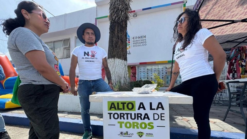 Los activistas colocaron el módulo afuera de la Comisión de Derechos Humanos estatal