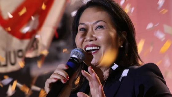 Keiko Fujimori lidera elección presidencial en Perú