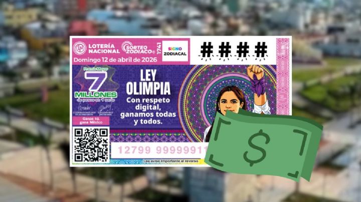 Lotería Nacional: cae premio de más de un millón de pesos en este municipio de Veracruz