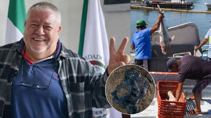 Manuel Huerta critica apoyo a solo 800 pescadores de Veracruz afectados por derrame