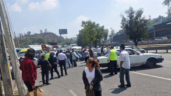Bloqueo en la autopista México-Pachuca este lunes; hay importante actualización