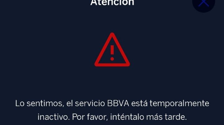 Usuarios de BBVA reportan fallas en la App hoy 13 de abril; se quedan sin servicio