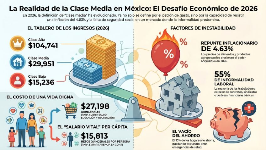 Clase media crece más en México desde la llegada de la 4T: Sheinbaum