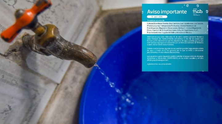 Estas 16 colonias del puerto de Veracruz no tendrán agua el 15 de abril