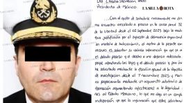 Foto que representa a De puño y letra, esta es la carta que el marino huachicolero le envió a Sheinbaum