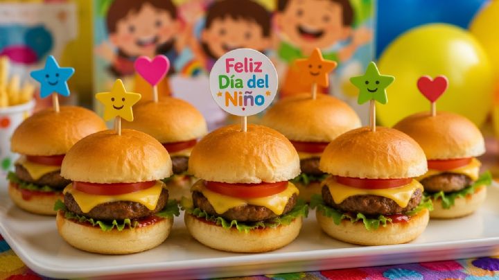Día del niño 2026: ¿cómo preparar unas mini hamburguesas caseras, rápidas, fáciles y baratas?