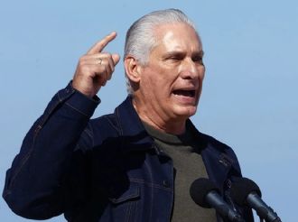 Cuba “no aspira a la guerra”, pero está lista para defenderse, advierte Díaz Canel