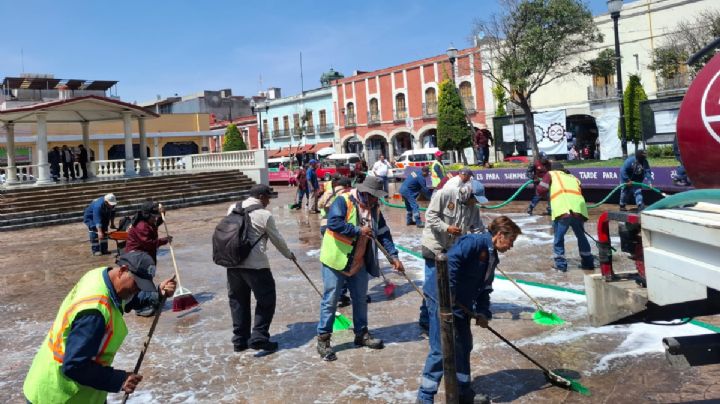 Es oficial; retiran comercio informal del centro de Pachuca