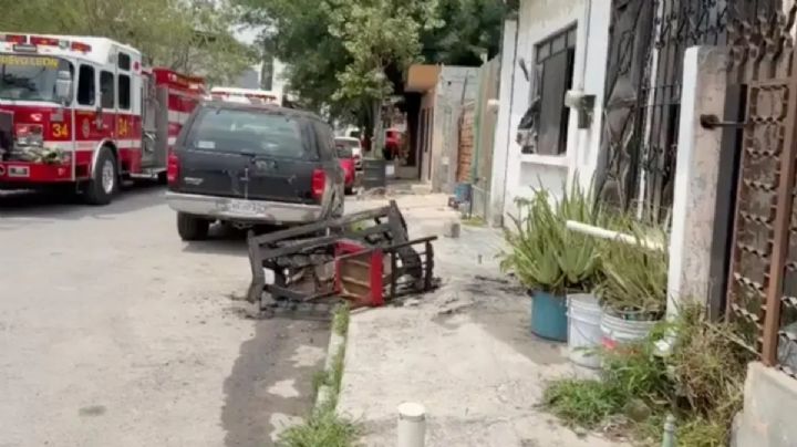 Así fue el rescate de 3 niños en incendio en Monterrey