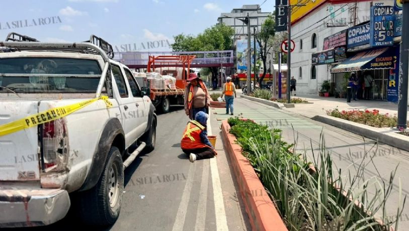 Corrigen fallas en ciclovía de Tlalpan previo a inauguración