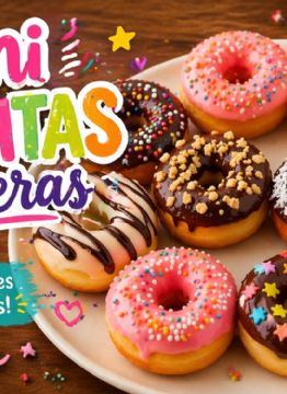 Foto descriptiva de: Día del niño 2026: ¿cómo preparar unas mini donitas caseras sin horno y en 20 minutos?