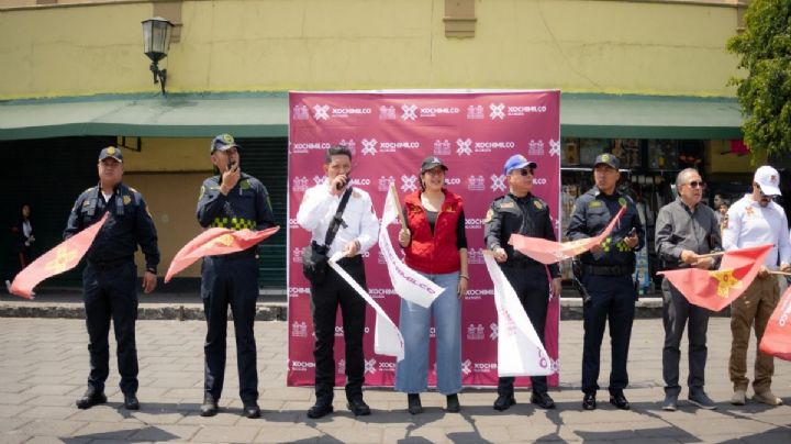 Alcaldesa Camacho encabeza operativo de chatarrización para recuperar vialidades en Xochimilco