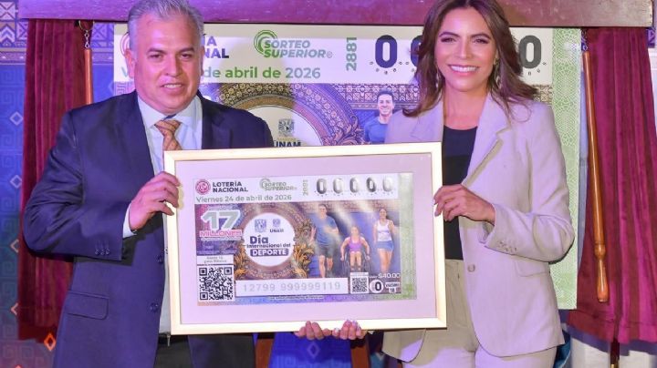 Lotería Nacional y Fundación UNAM presentan sorteo conmemorativo del Día Internacional del Deporte