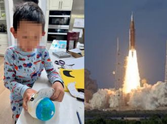 Artemis II: niño cumple su sueño y llega a la Luna