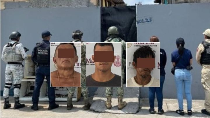Cateos en estas colonias de Veracruz dejaron 3 detenidos y aseguramiento de droga