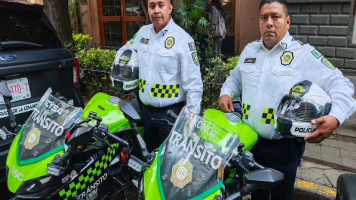 Tlalpan: policías salvan al perro Nico de muerte inminente en vía rápida