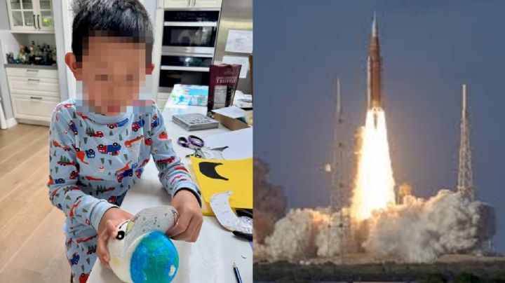 Artemis II: niño cumple su sueño y llega a la Luna con su creación