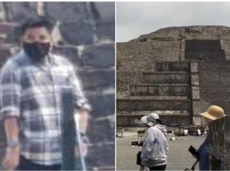 Video de turista en Teotihuacán revela la voz del agresor; amenazas, órdenes y gritos