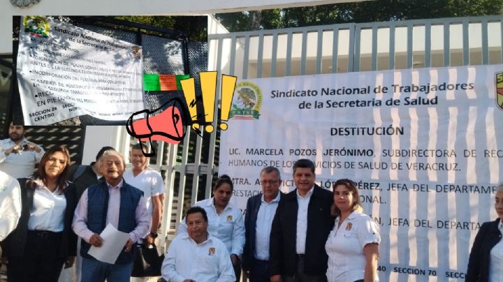 Estallan protestan del sector Salud en estos municipios de Veracruz; piden mejoras laborales