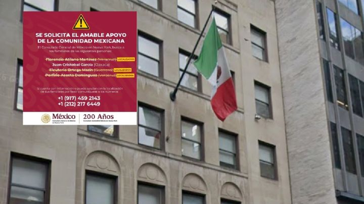 Tras búsqueda, embajada localiza a familias de 3 veracruzanos en Nueva York