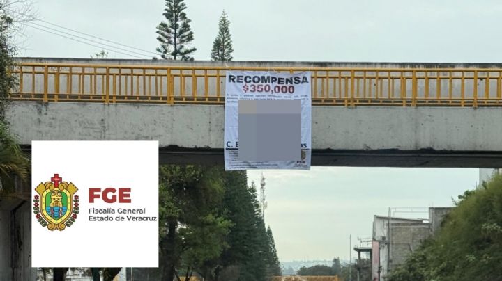 Fiscalía de Veracruz investiga quién puso lonas falsas de recompensa en Xalapa