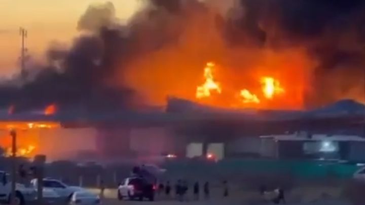 Video: fuerte incendio consume bodega de Segalmex en Zacatecas