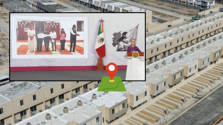 Desde mañanera, entregan viviendas Infonavit en fraccionamiento de Coatzacoalcos, Veracruz