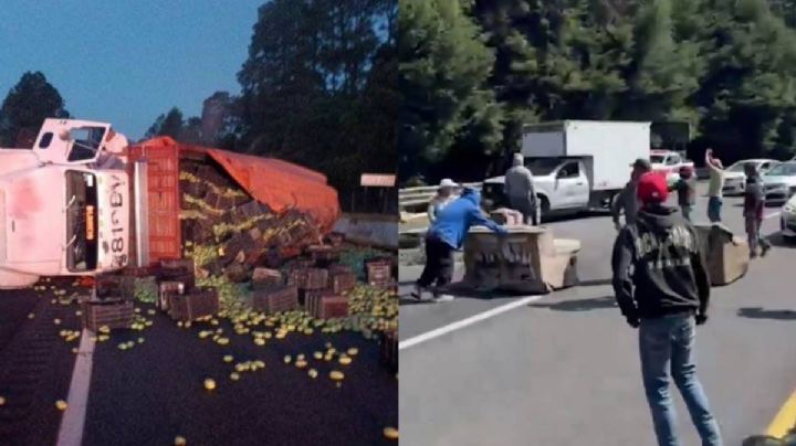 Bloquean la Autopista México-Cuernavaca por desalojos