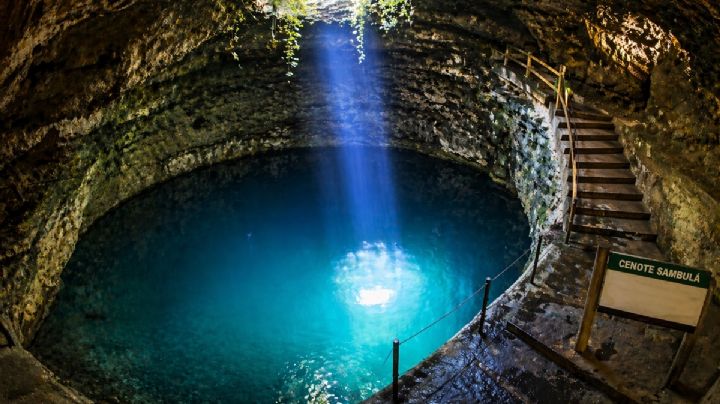 Este es el único cenote de Yucatán que está en plena ciudad y cerca de la plaza principal