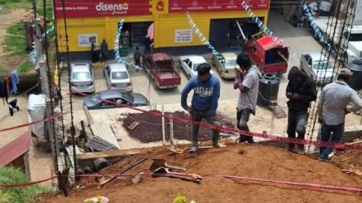 Trabajador muere sepultado por derrumbe en obra en Soledad Atzompa