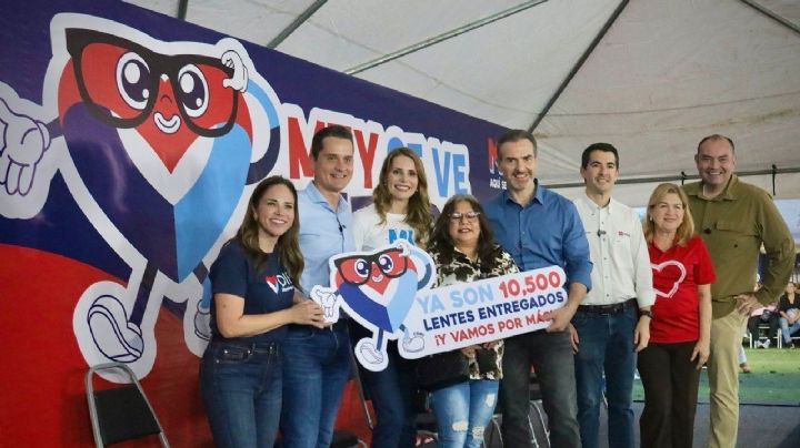 Supera programa “Monterrey se ve mejor” los 10 mil 500 lentes entregados