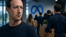 Foto que representa a Meta, de Mark Zuckerberg, prepara recorte de 8 mil empleos