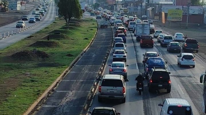 Vialidades bajo presión; tráfico denso en la México–Pachuca y cierre en México-Tuxpan