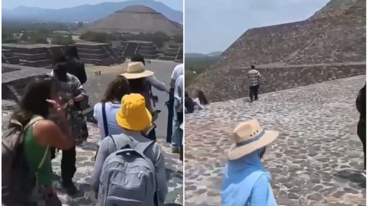Video 360 en Teotihuacán capta al agresor momentos antes del ataque