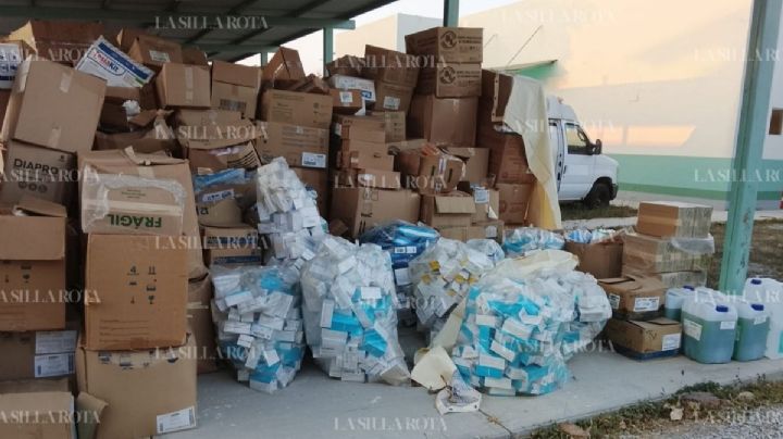 IMSS Bienestar: Abandonan a la intemperie sueros e insumos médicos en hospital de Chiapas