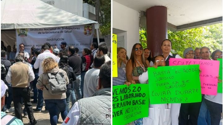 Tras 4 días de manifestaciones, trabajadores de Salud en Veracruz levantan protestas