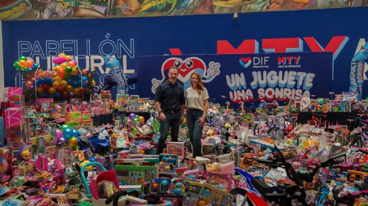 “Un juguete, una sonrisa”: DIF Monterrey colecta más de 10 mil juguetes para el Día del Niño