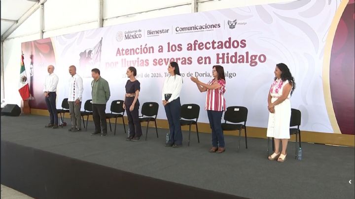 Reclaman falta de medicamentos a Claudia Sheinbaum en Tenango de Doria; promete revisión inmediata