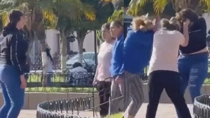 "Lady Alemana" protagoniza nueva pelea campal en el corazón de Actopan