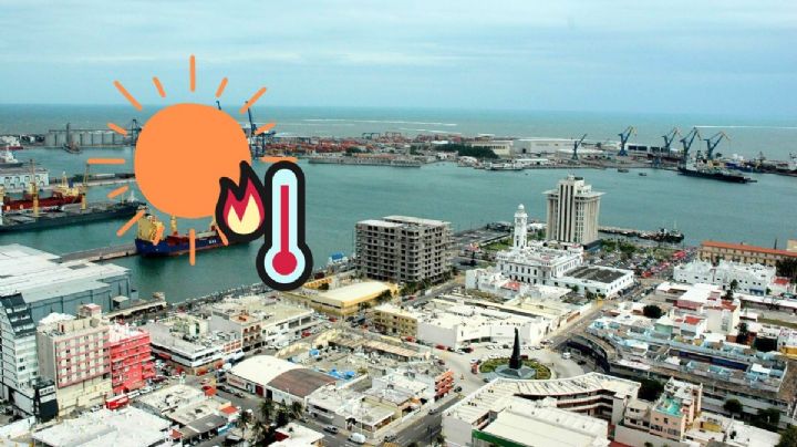 Calor extremo: puerto de Veracruz llega a 44°C de sensación térmica hoy 26 de abril