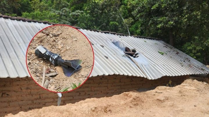 Ataque con drones y balacera dejan daños en casas de Tecoanapa, Guerrero
