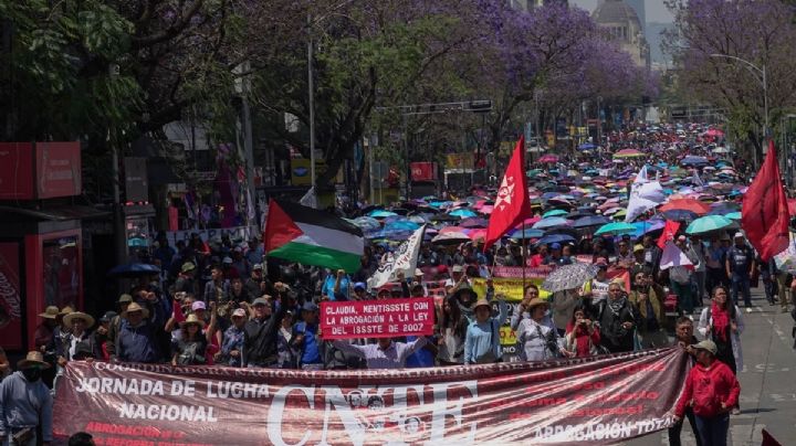 ¿A qué hora es la marcha de la CNTE el 1 de mayo en CDMX?