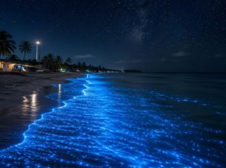 La playa de Yucatán con bioluminiscencia: cómo llegar y cuándo ir