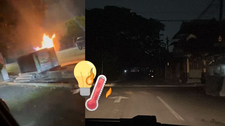 Apagón en Veracruz: fraccionamiento El Coyol cumple 12 horas sin luz con sensación térmica de 43°C