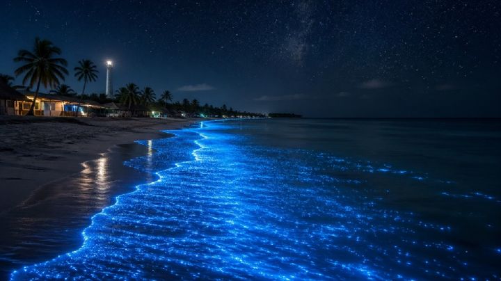 La playa de Yucatán con bioluminiscencia: cómo llegar y cuándo ir