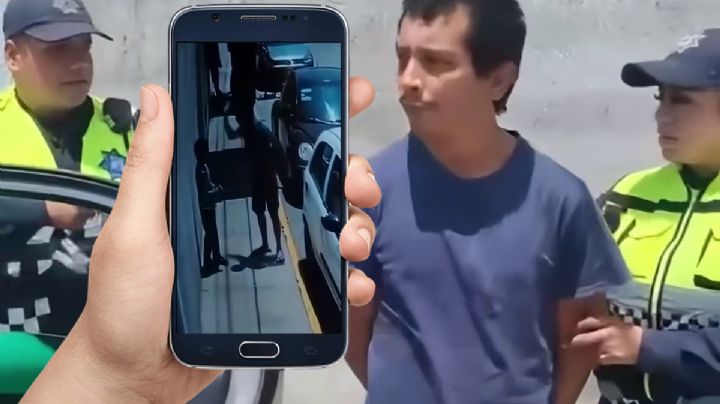 Padre agrede a golpes a su hijo de ocho años en plena calle de Tizayuca | VIDEO
