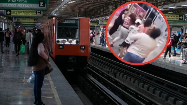Video de pelea entre mujeres en Línea B del Metro CDMX causa reacción entre usuarios