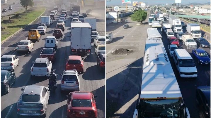 Autopista México-Pachuca sufre este miércoles con tres puntos de intenso tráfico: estos son
