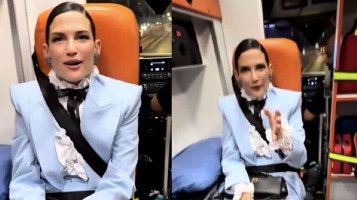 La verdad detrás de la ambulancia que Natalia Jiménez uso para ir a la fiesta de Carlos Rivera