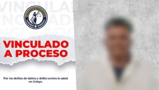 Fue vinculado a proceso el hombre que dañó la fuente de la Presidencia de Celaya